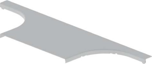 Unex Abdeckung T-Abzweiger grau 400 U48X RAL7038 66429-48