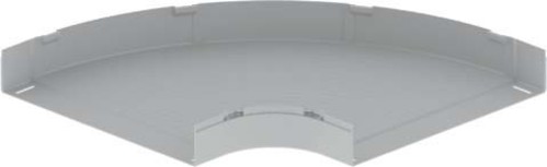 Unex Flachbogen 90° grau 100x600 U48X RAL7038 66630-48