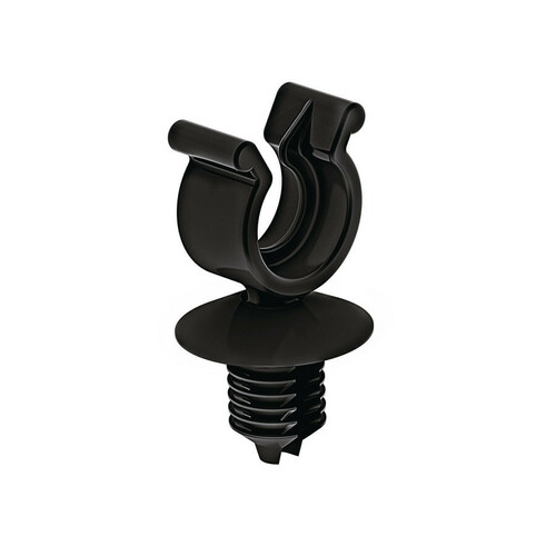 HellermannTyton Wellrohrhalter 18,6x8 mm, schwarz 151-14313(500) HellermannTyton Wellrohrhalter 18,6x8 mm, schwarz 151-14313(500)
