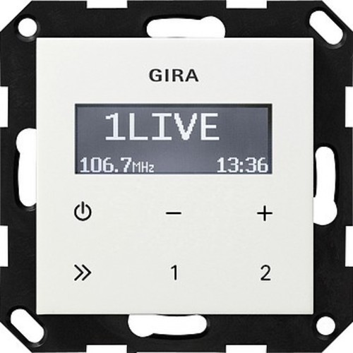 Gira UP-Radio RDS o. Lautsprecher rw 228403