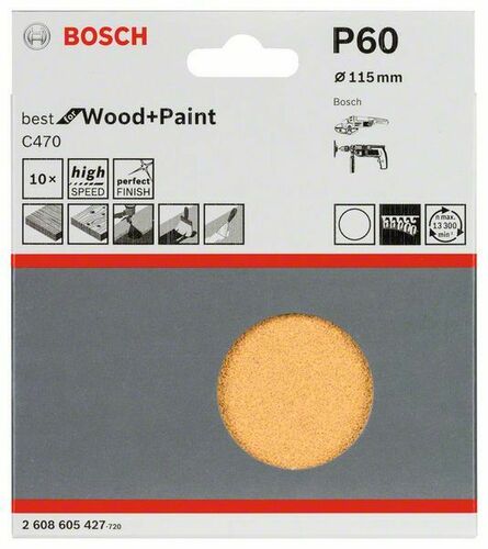 Bosch Power Tools Schleifblatt-Set C4 2608605427 2608605427