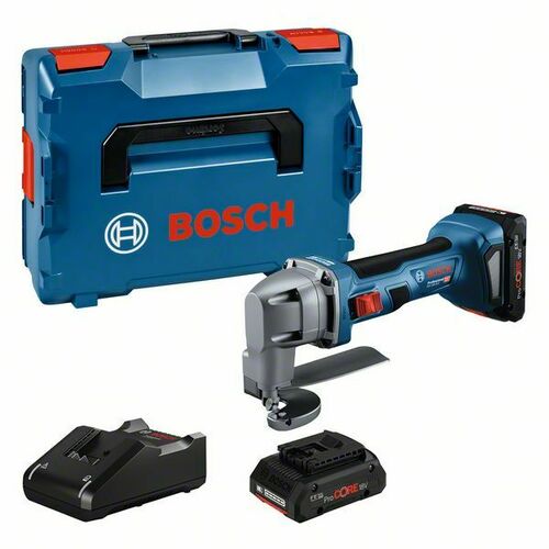 Bosch Power Tools Akku-Blechschere GSC18V-16E 2x4PC (L) 0601926301