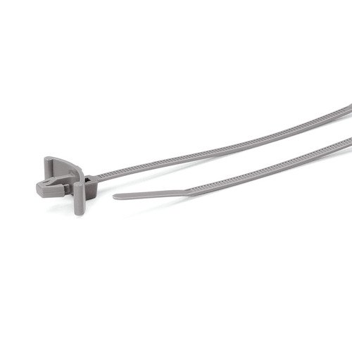 HellermannTyton Befestigungsbinder grau 500 Stück T18RSF-PA46-GY (500)