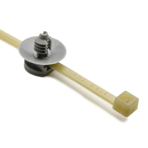 HellermannTyton Befestigungsbinder T30RFT5-PA46-GY(500) HellermannTyton Befestigungsbinder T30RFT5-PA46-GY(500)