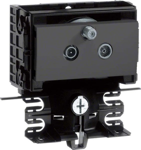 Tehalit DATA Durchgangsdose schwarz SL20055988 sw