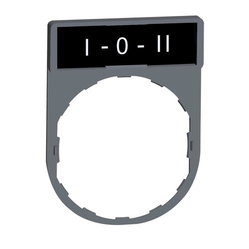 Schneider Electric Schildträger 30x40mm Schild I-0-II ZBY2186C0