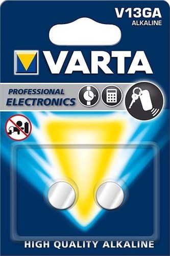 Varta Cons.Varta Batterie Electronics 1,5V/138mAh/Al-Mn V 13 GA Bli.2