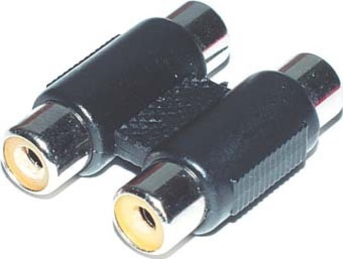 E+P Elektrik Cinch-Doppelkupplung 2xCinch,sw GS94Lose