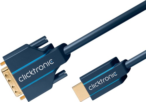 Clicktronic HDMI/DVI-Adapterkabel 7,5m 70344