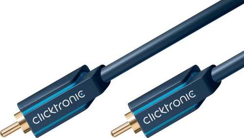 Clicktronic Audiokabel 1m 70443