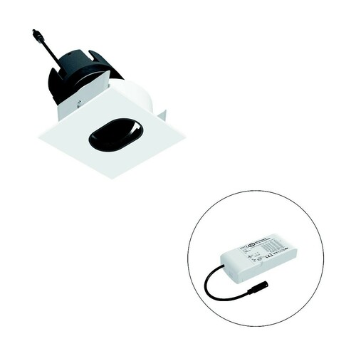 EVN Lichttechnik LED-Einbauleuchte modular Konfigurationstype F09RXXXM0627L55D