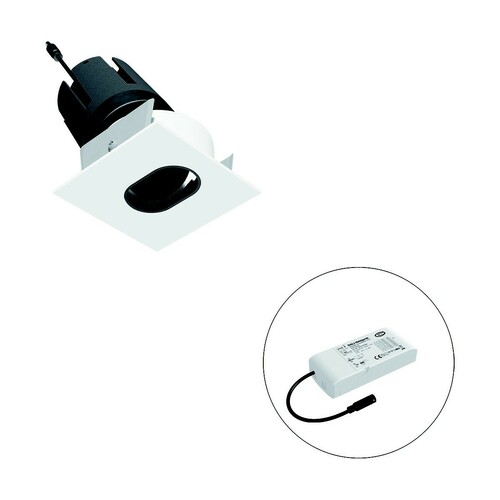 EVN Lichttechnik LED-Einbauleuchte modular Konfigurationstype F09RXXXM1327L38D