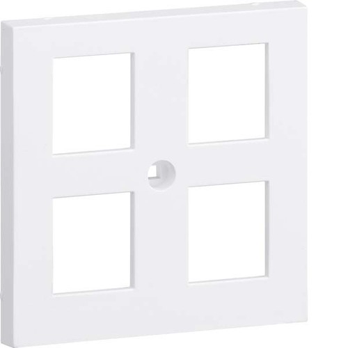 Tehalit Zentralscheibe UAE 4-fach f.Rahmenblende 55 GZUAE4A vws