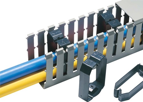 HellermannTyton Drahthalteklammer 60x100mm PC/ABS schwarz HTWD-BWR-60x100-PC