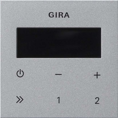Gira Bedienaufsatz Radio UP aluminium 248026