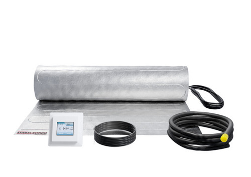 Stiebel Eltron Fußbodentemperierung 8 qm, 1120W/230V FTD 140/8 Set Plus