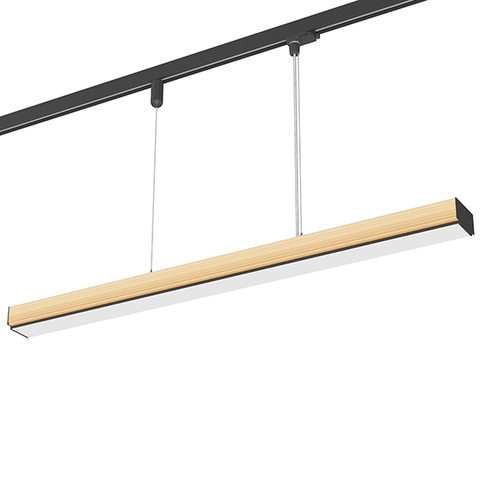 LTS Licht&Leuchten LED-Pendelleuchte 827, esche TIMLP105.1139.827Esc