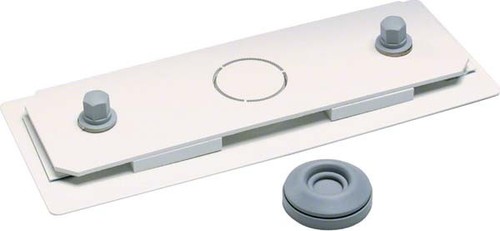 Tehalit Geräteträger - Technikteil 20x80mm verkehrsweiß SL20080948 vws