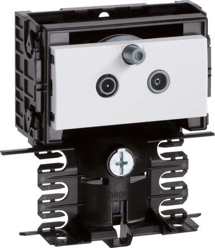Tehalit Geräteträger - Technikteil 20x80mm verkehrsweiß SL20080989 vws