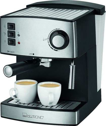 CTC Clatronic Espressomaschine Edelstahl CTC ES 3643 sw-inox