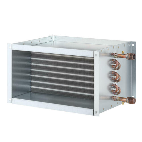 Helios Ventilatoren Warmwasser-Heizregister für Rechteck-Kanäle WHR 2/80/50