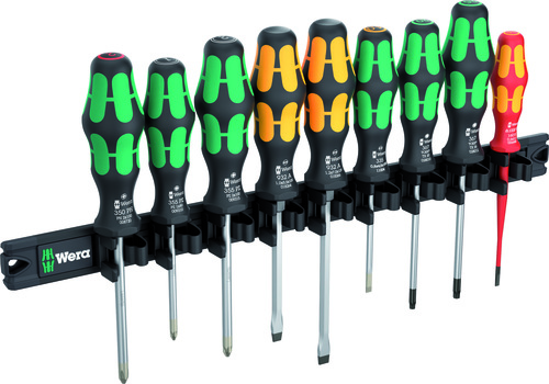 Wera Werk Magnetleiste Kraftform Schraubendr.Set 9tlg 9650 Wera Werk Magnetleiste Kraftform Schraubendr.Set 9tlg 9650