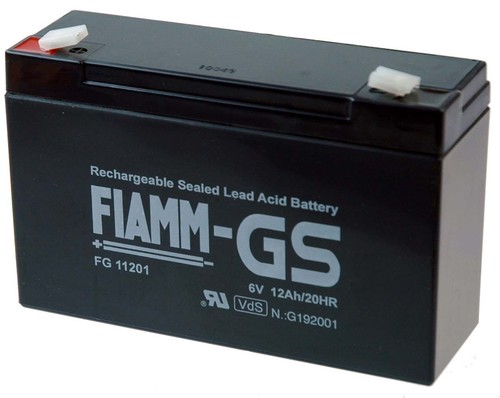 Hückmann Fiamm Blei-Akku FG11201 Pb 6V/12Ah 108581