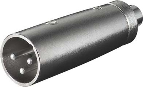 Goobay XLR-Adapter XLR-Steck.>Cinchkupp 27458