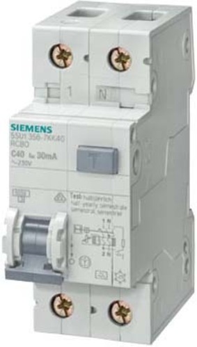 Siemens Dig.Industr. FI/LS-Schalter Typ A , 30mA, C10 5SU1353-7KK10