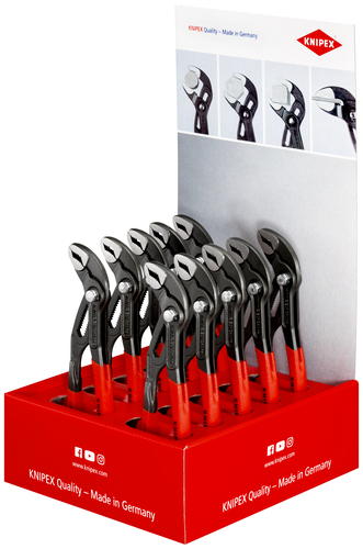 Knipex-Werk Thekendisplay 10-tlg. 200 mm 00 18 01 V18