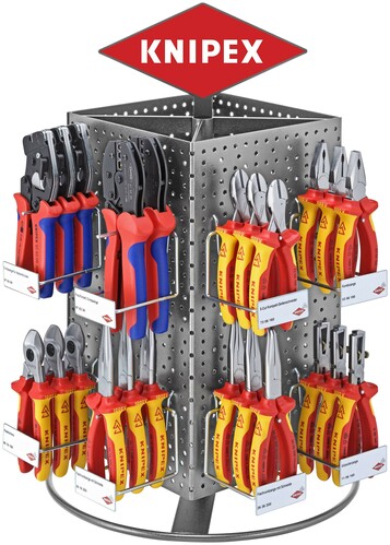 Knipex-Werk Verkaufs-Drehständer ohne Zangen 360 mm 00 19 28 Knipex-Werk Verkaufs-Drehständer ohne Zangen 360 mm 00 19 28