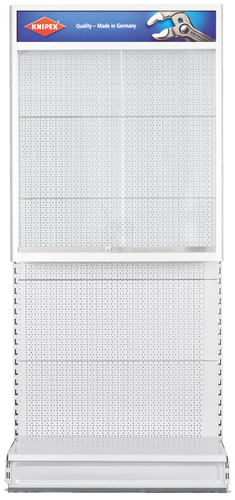 Knipex-Werk Vitrine Produktpräsent. Lochplattenwde 400mm 00 19 30 VIT