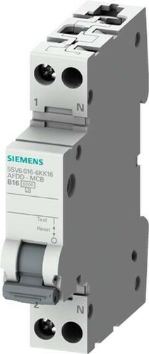 Siemens Dig.Industr. Brandschutzschalter B10 2pol 230V 1TE 5SV6016-6KK10