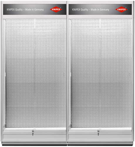 Knipex-Werk Vitrine Produktpräsent. Lochplattenwde 400mm 00 19 30 VIT 3