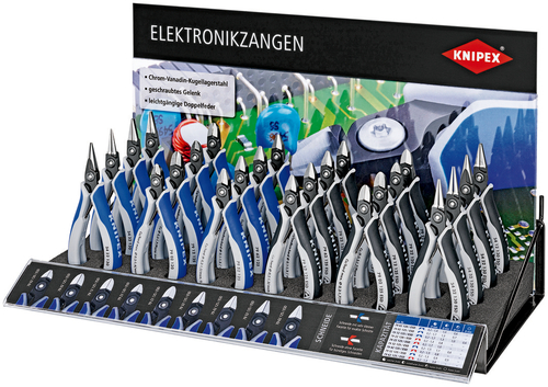 Knipex-Werk Elektronikzangen-Display ohne Zangen 212 mm 00 19 34 2 V01