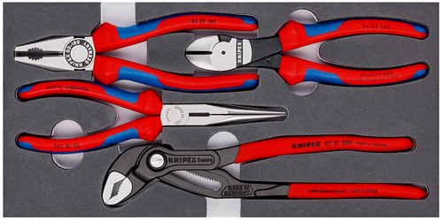 Knipex-Werk V15 Zangen-Set Schaumstoff. 4-tlg 00 20 01 V15
