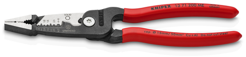 Knipex-Werk Multifukt.-Elektrikerzange Kunststoff überzogen 13 71 200 ME SB