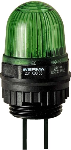Werma LED Dauerleuchte EM 230V AC GN 23120068