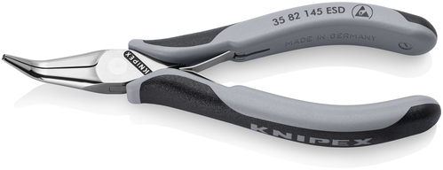 Knipex-Werk Elektronik-Greifzange ESD durchgesteckt Gelenk 35 82 145 ESD