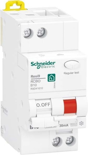 Schneider Electric FI/LS 1P+N, 10A, B-Char. R9D41610