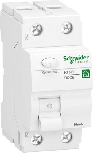 Schneider Electric Fehlerstrom-Schutzschalter 1P+N,25A,10mA R9R26225