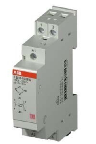 ABB Stotz S&J Serien-Stromstoßschalter Sp.12VAC,16A,2NO E291S-16-20/12