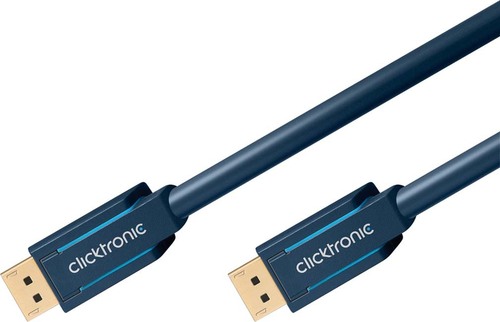 Clicktronic DisplayPort Kabel 10m,Audio/Video 70715