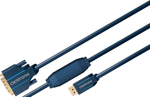 Clicktronic DisplayPort/DVI-D-Adapter 2m 70729