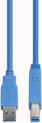 E+P Elektrik USB3.0 Verbindungskabel AB 1,5m,blau CC302Lose