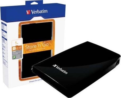 Verbatim Festplatte 1TB USB3.0 Extern,6,35cm(2,5Z) VERBATIM 53023
