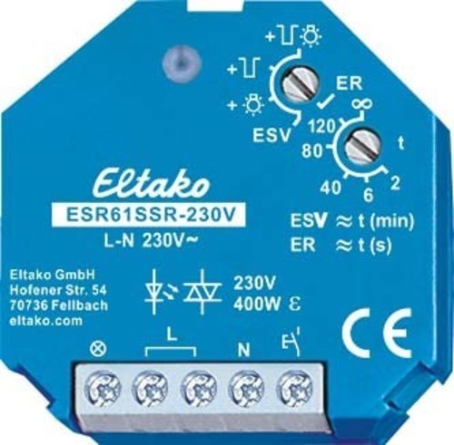 Eltako Stromstoß-Schaltrelais geräuschlos ESR61SSR-230V