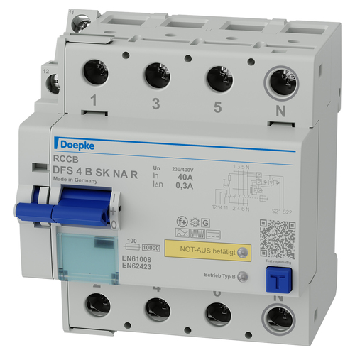 Doepke Fehlerschutzschalter DFS4 040/0.30BKSN Doepke Fehlerschutzschalter DFS4 040/0.30BKSN