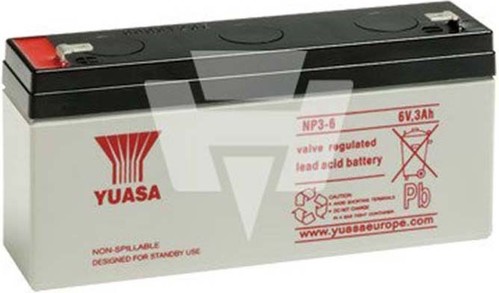 Hückmann Bleiakku 6V 3Ah YuasaNP3-6 112354