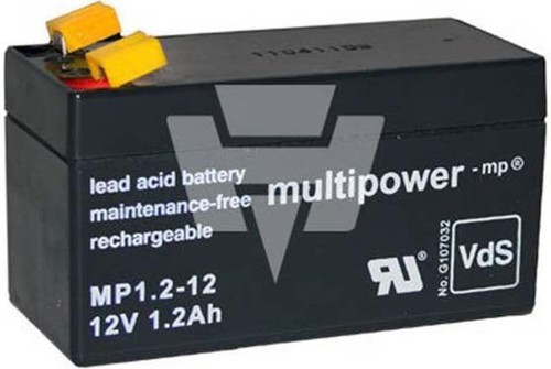 Hückmann Multipower Blei-Akku MP1,2-12 Pb12V/1,2Ah 123578